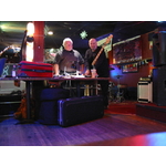 Larry and Mike The Pirate getting ready to do what they do best, early New Years night 2012.